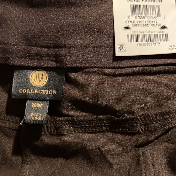 JM COLLECTION PLUS SIZE PETITE Pants - Picture 4 of 8